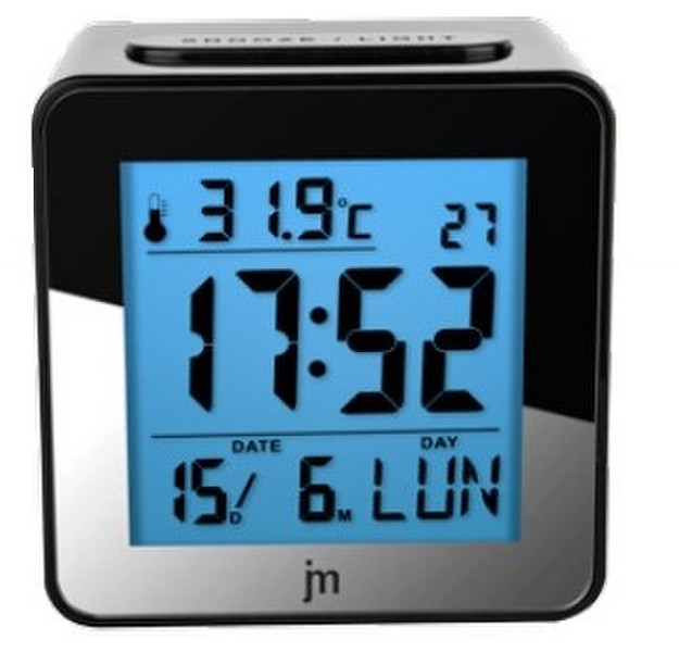 Lowell Justaminute JD9026 Digital alarm clock Schwarz Wecker