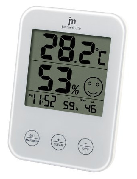 Lowell JD9027 Indoor Electronic environment thermometer White