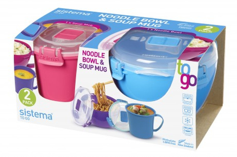 Sistema Soup and Noodle 2 Pack Круглый Коробка 2шт