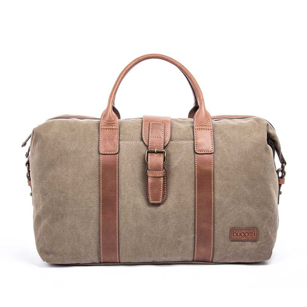 Bugatti cases DUF601-KHAKI Kanvas, Leder Khaki Seesack