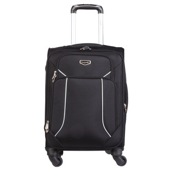 Bugatti cases SLG10112-BLACK На колесиках Полиэстер Черный luggage bag