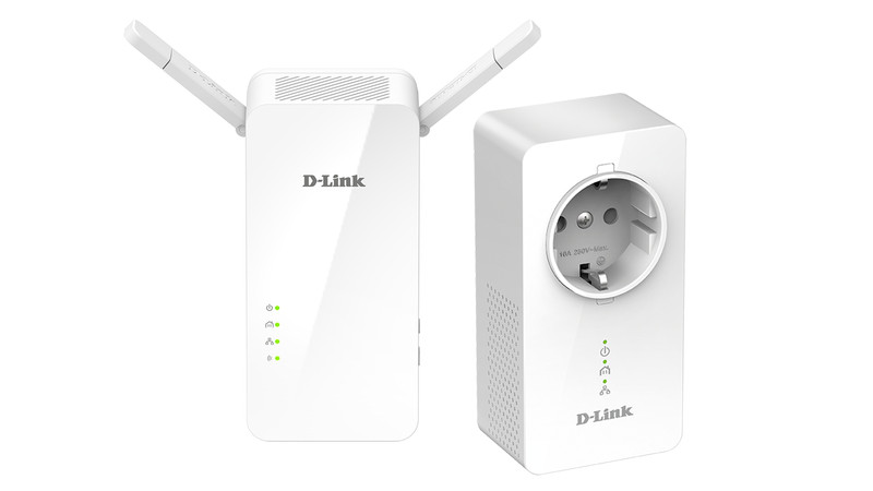 D-Link DHP-W611AV 1000Mbit/s Eingebauter Ethernet-Anschluss WLAN Weiß 2Stück(e) PowerLine Netzwerkadapter