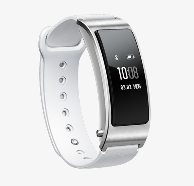 Huawei TalkBand B3 Wristband activity tracker OLED Kabellos Weiß