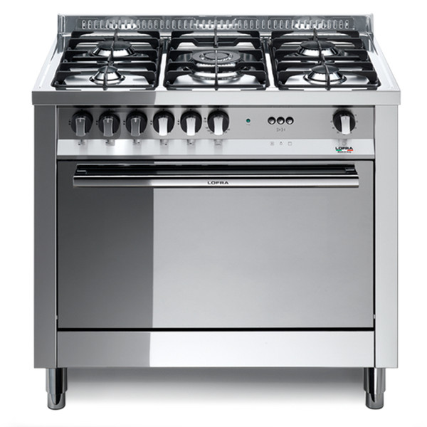 Lofra MG96GV/C Freistehend Gas hob A Edelstahl