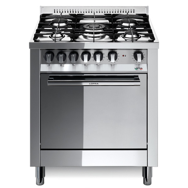 Lofra M76GV/C Freestanding Gas hob A Stainless steel