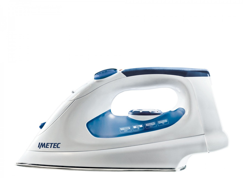 Imetec TITANOX K113 Dry & Steam iron Stainless Steel soleplate 2100W Blue,White