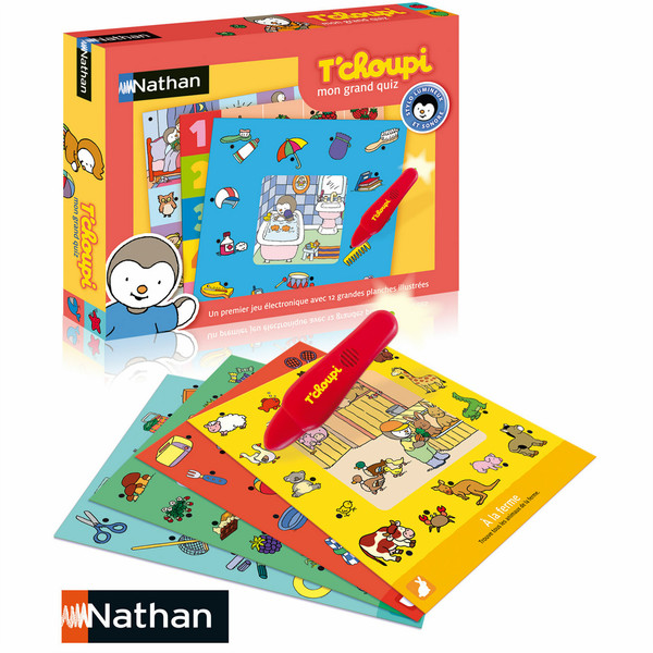 Nathan T'choupi Mon grand Quiz Child Boy/Girl learning toy