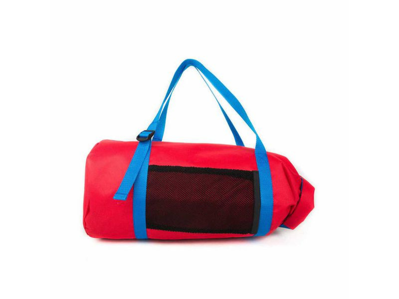 24Bottles Sportiva Cotton,Leatherette,Polyester Blue,Red backpack