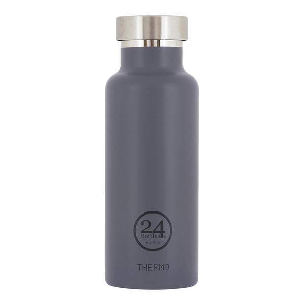 24Bottles 095045 500ml Silicone,Stainless steel Grey,Stainless steel drinking bottle