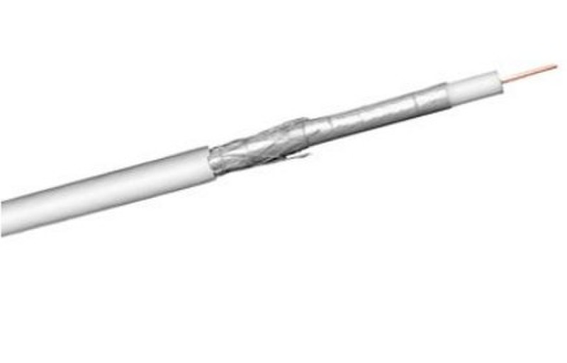 Alcasa S-1025 250m White coaxial cable