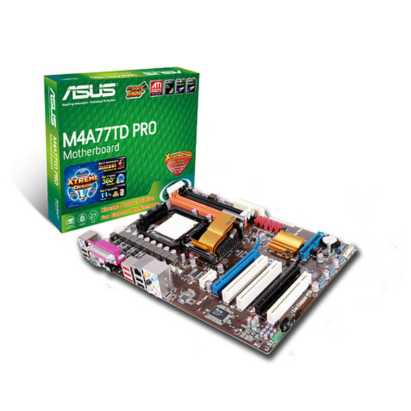 ASUS M4A77TD PRO AMD 770 Buchse AM3 ATX Motherboard