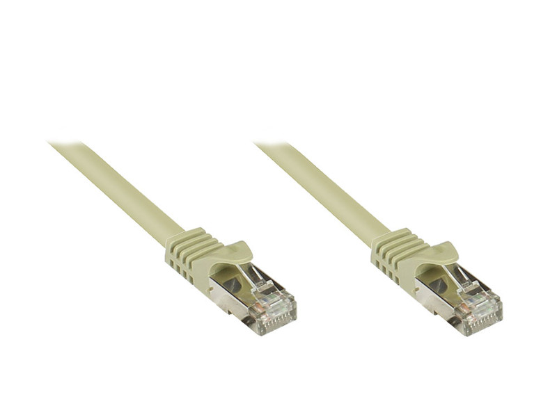 Alcasa GC-1350 0.25m Cat7 S/FTP (S-STP) Grey networking cable