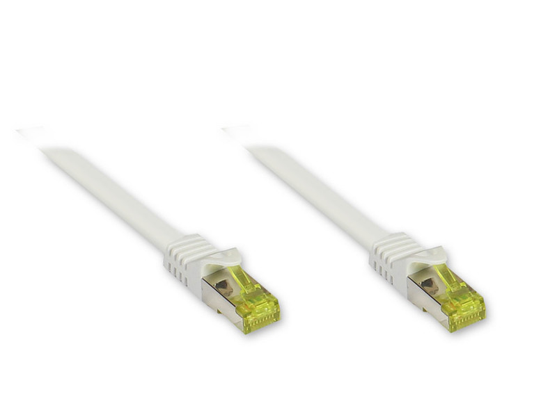 Alcasa GC-1363 0.25m Cat7 S/FTP (S-STP) White networking cable