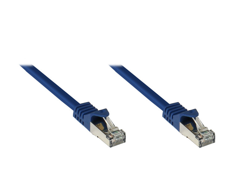 Alcasa GC-1372 1m Cat7 S/FTP (S-STP) Blue networking cable