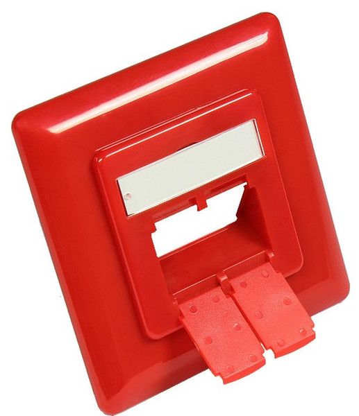 Alcasa GC-N0057 Red switch plate/outlet cover