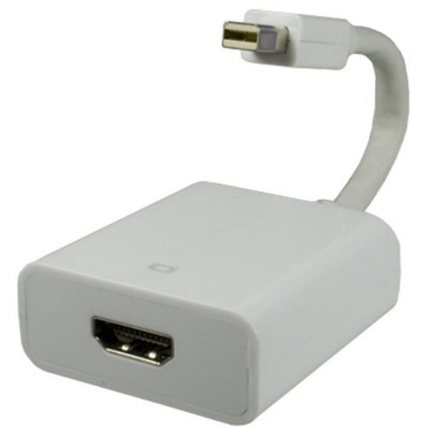 Alcasa GCT-0872 0.07m Mini DisplayPort HDMI Weiß Videokabel-Adapter