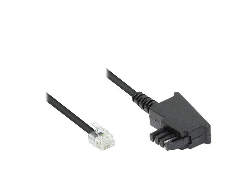 Alcasa GCT-1456 10m Black telephony cable