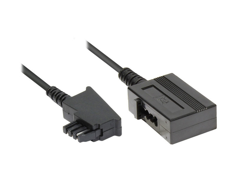 Alcasa GCT-1457 3m Black telephony cable