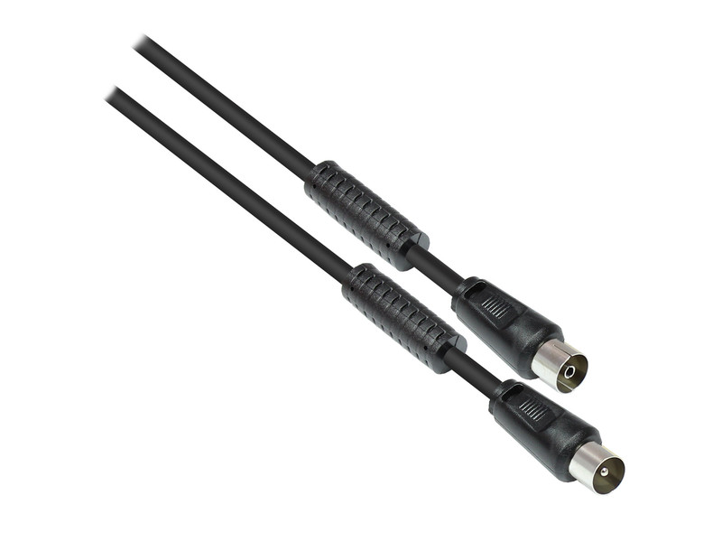 Alcasa S-PAK010S 1m IEC IEC Black coaxial cable