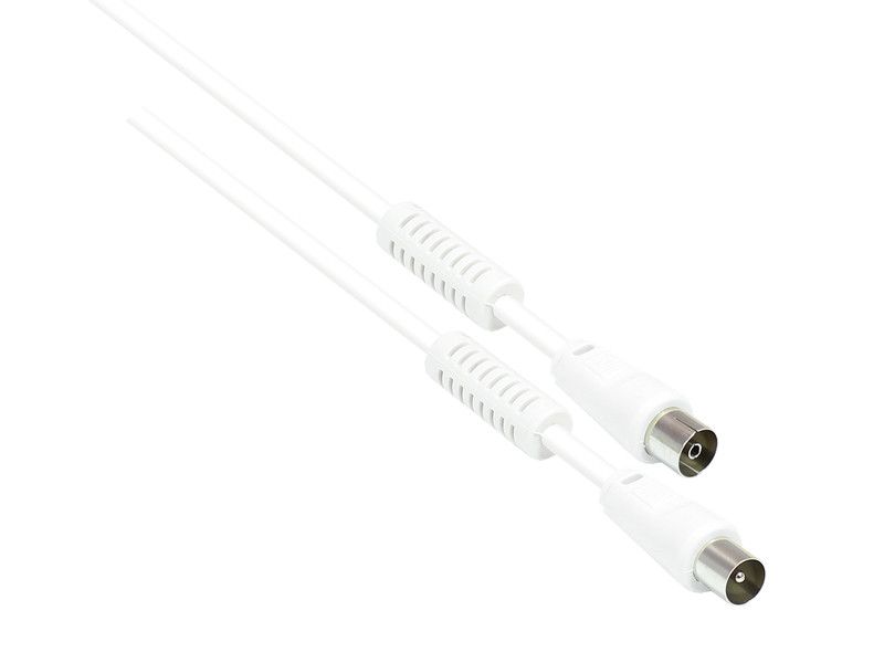 Alcasa S-PAK015 1.5м IEC IEC Белый коаксиальный кабель