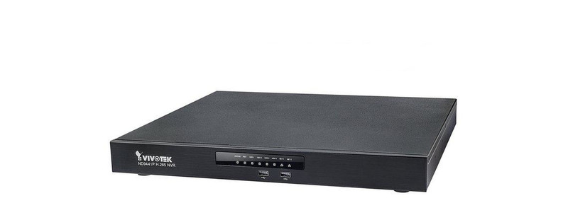 VIVOTEK ND9441P Черный network video recorder