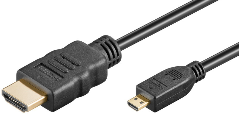 Microconnect HDM19191.5V1.4D 1.5м HDMI Micro-HDMI Черный HDMI кабель