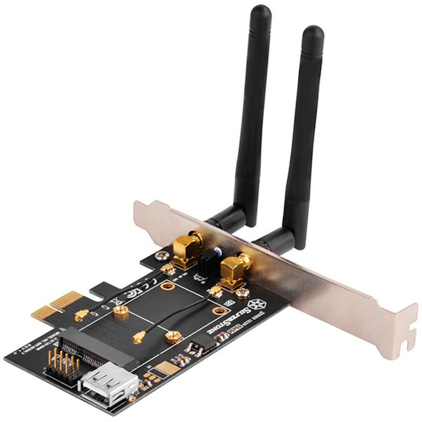 Silverstone ECWA2-LITE Eingebaut Mini PCIe,USB 2.0 Schnittstellenkarte/Adapter