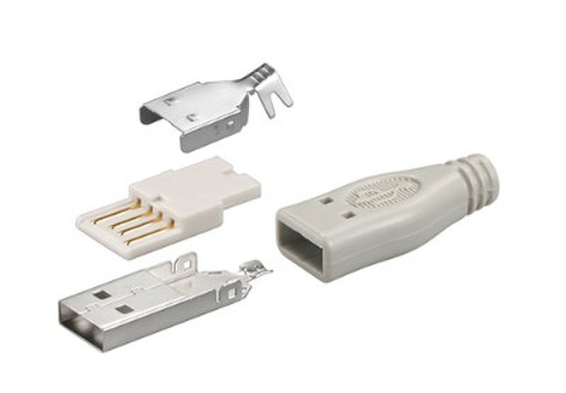 Alcasa ST-USBAL USB2.0 A Серый коннектор