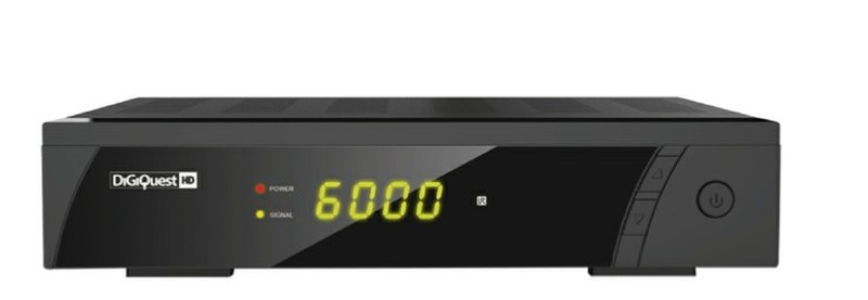 Digiquest 8010 HD Satellite Full HD Black TV set-top box