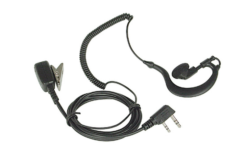 INTEK KME-614M Ohrbügel Monophon Verkabelt Schwarz Mobiles Headset