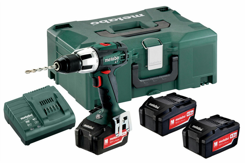 Metabo SB 18 LT Set Дрель с рукояткой пистолетного типа Литий-ионная (Li-Ion) 4А·ч 1900г