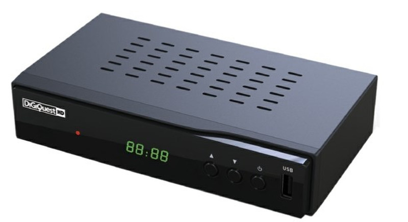 Digiquest DGQ550 HD Terrestrial Full HD Black TV set-top box