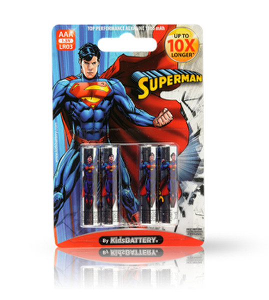 Kids Battery Superman LR03/AAA Щелочной 1.5В