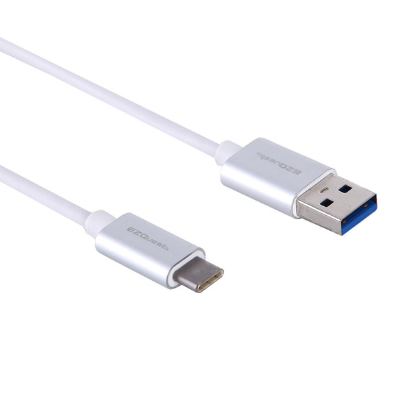 EZQuest X40098 USB C /Thunderbolt 3 USB 3.0 Cеребряный, Белый кабельный разъем/переходник