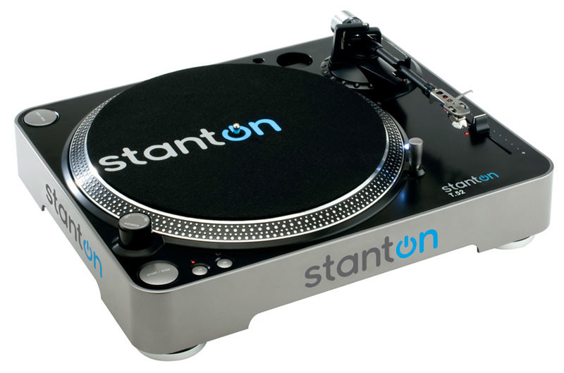Stanton T.52 Belt-drive DJ turntable Черный, Cеребряный DJ вертушка