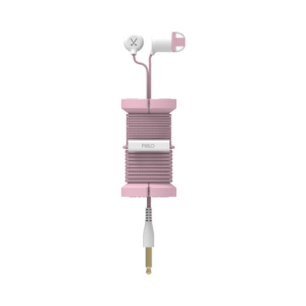 Philo Spool In-ear Binaural Wired Pink gold,White