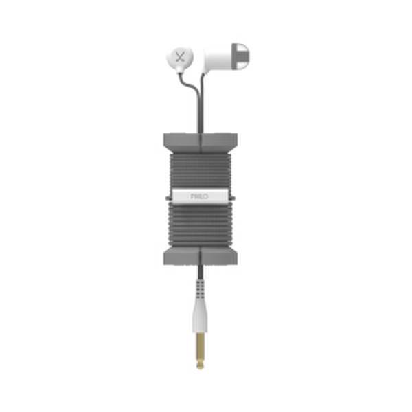 Philo Spool In-ear Binaural Wired Grey,White