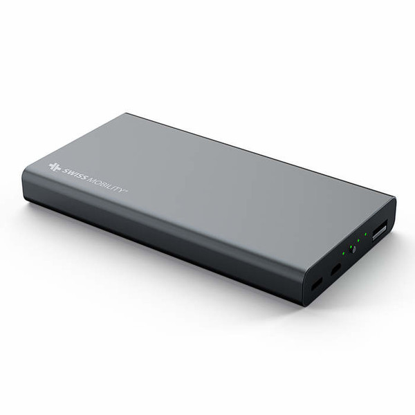 Swiss Mobility POWER PACK 16000 Lithium Polymer (LiPo) 16000mAh Black,Grey