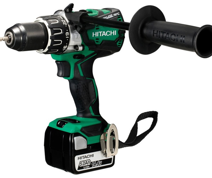 Hitachi DV14DBL2 Pistol grip drill 5Ah 2300g cordless combi drill