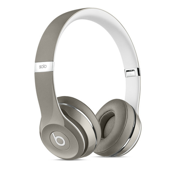 Apple Solo² Luxe Kopfband Binaural Verkabelt Silber, Weiß