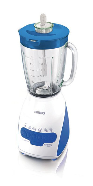 Philips HR2115/30 Tabletop blender 600W Blue,White blender