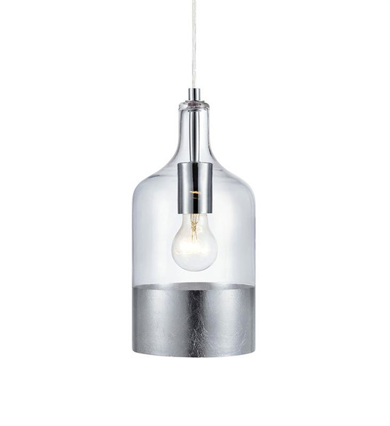 Markslöjd Bryant Indoor E27 60W Silver,Transparent