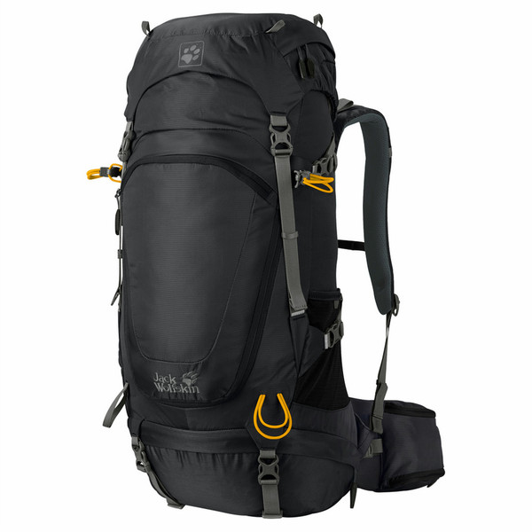 Jack Wolfskin Highland Trail 42 Unisex 42L Polyamide,Polyester Black travel backpack