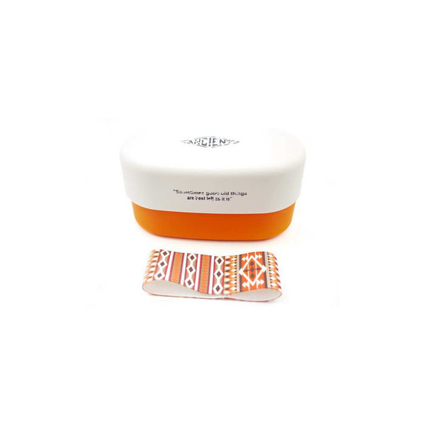 Jamei Ancient & Chic Lunch container 0.775L Plastic Orange,White