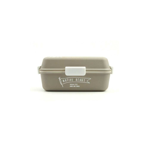 Jamei Free & Easy Lunch container 0.59L Plastic Grey,White