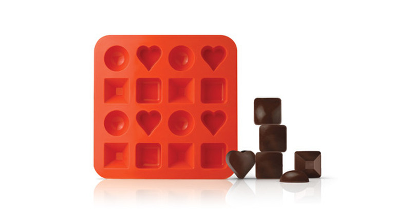 Siliconezone SZ04OM05398AM Rot Süßigkeiten- & Schokoladenformen