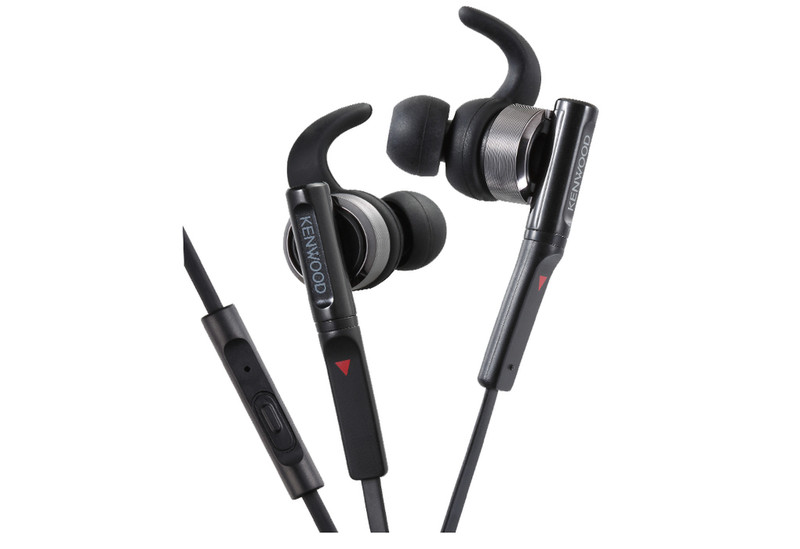 Kenwood Electronics KH-SR800-B In-ear Binaural Wired Black mobile headset