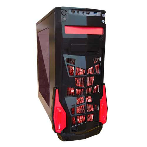 Eagle Warrior FS-2 Tower Black,Red computer case