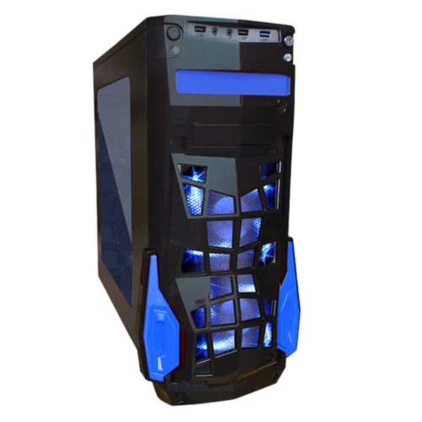 Eagle Warrior FS-2 Tower Black,Blue computer case