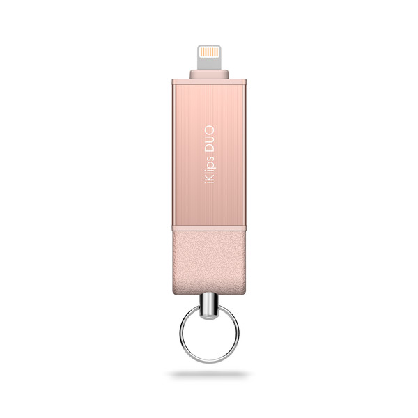 Adam Elements iKlips DUO 256GB USB 3.1 (3.1 Gen 2) Type-A Pink gold USB flash drive